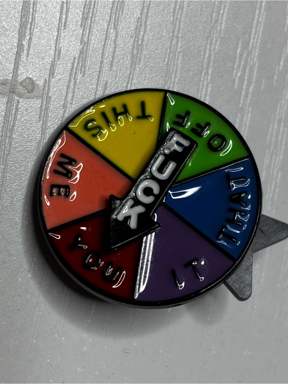 F*** _____ Wheel Enamel Pin - Picture 2 of 9